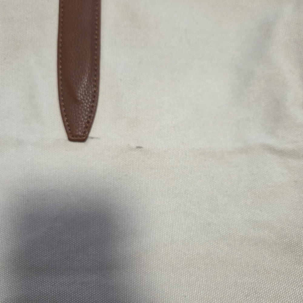 NWT Cream and Brown Weekender Travel Bag - Picture 5 of 8